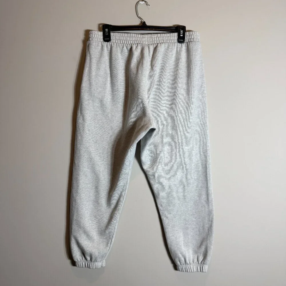 PINK Victoria's Secret Floral Embroidered Fleece Jogger Sweatpants Women's Large - Picture 4 of 11